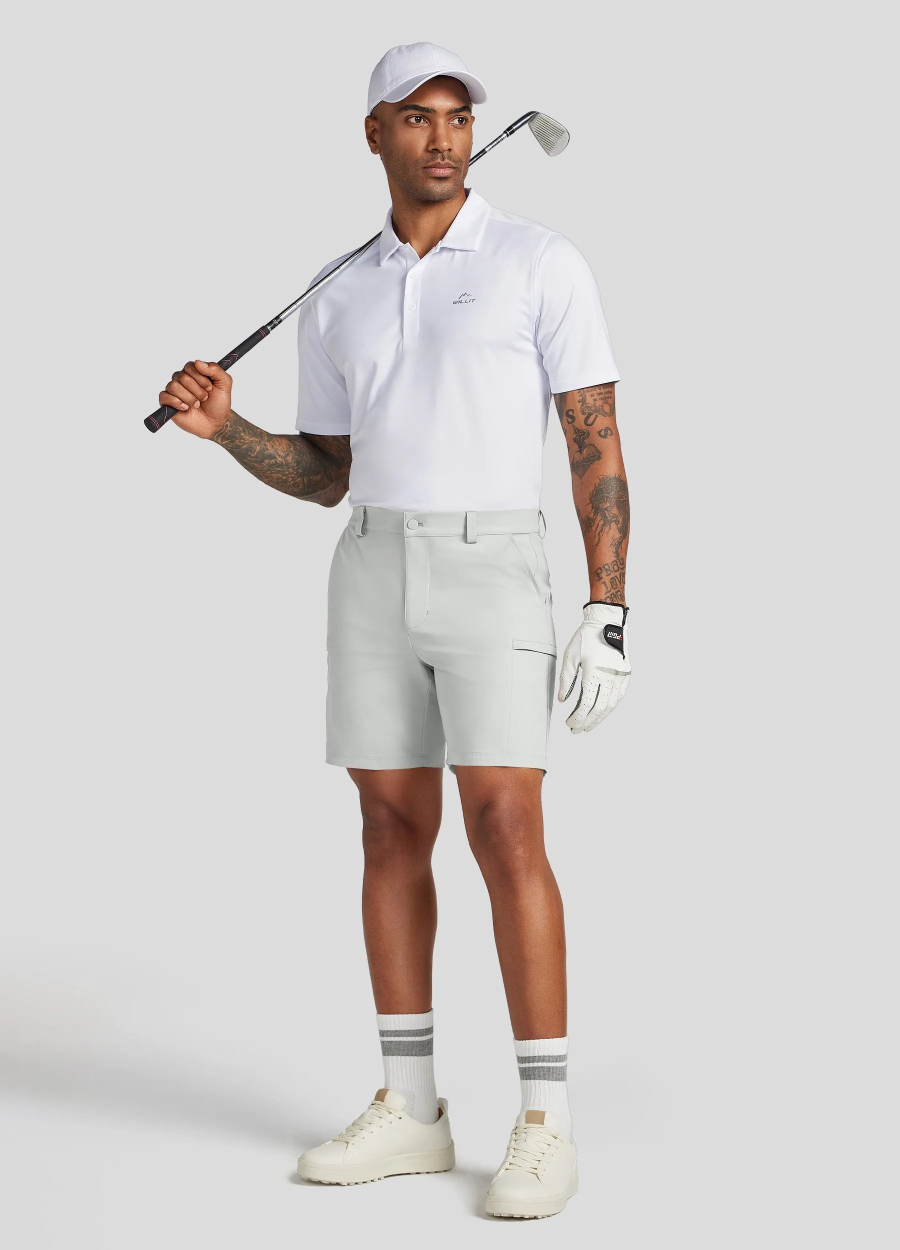 Men's Active Golf Shorts 7 Inseam