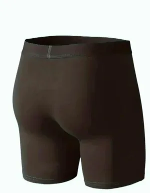 Men's Athletic Boxer Briefs Breathable Quick Dry Comfort Fit Open Fly Assorted Colors 5 Pack