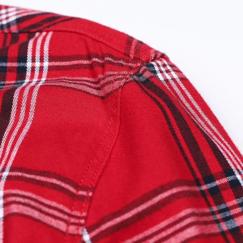 Men's Autumn Casual Long Sleeved Plaid Shirt