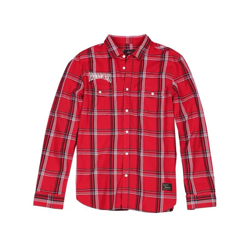 Men's Autumn Casual Long Sleeved Plaid Shirt