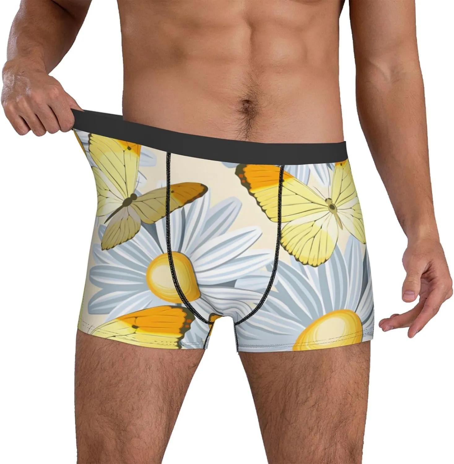 Men's Boxer Briefs Breathable Men's Underwear Boxer Briefs Soft
