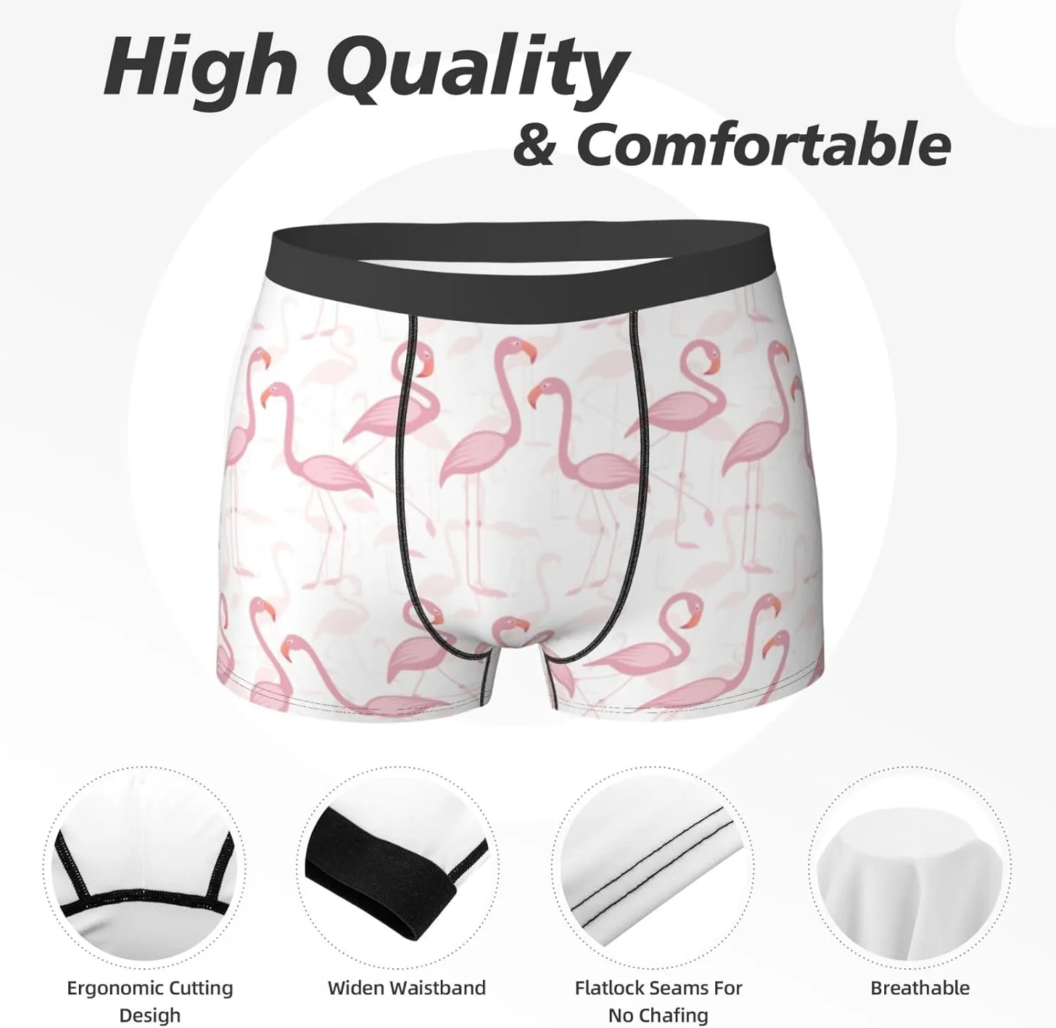 Men's Boxer Briefs Breathable Men's Underwear Boxer Briefs Soft