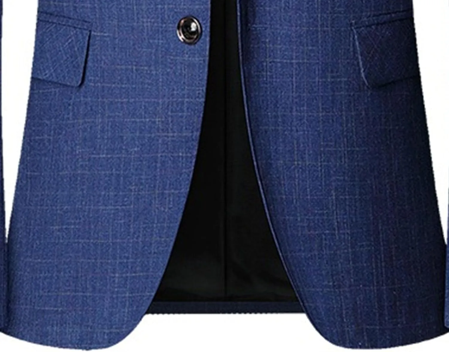 Mens Casual Plaid Blazer Coat Slim Fit Lightweight Sport Jacket Two Button Business Lightweight Suit Jacket