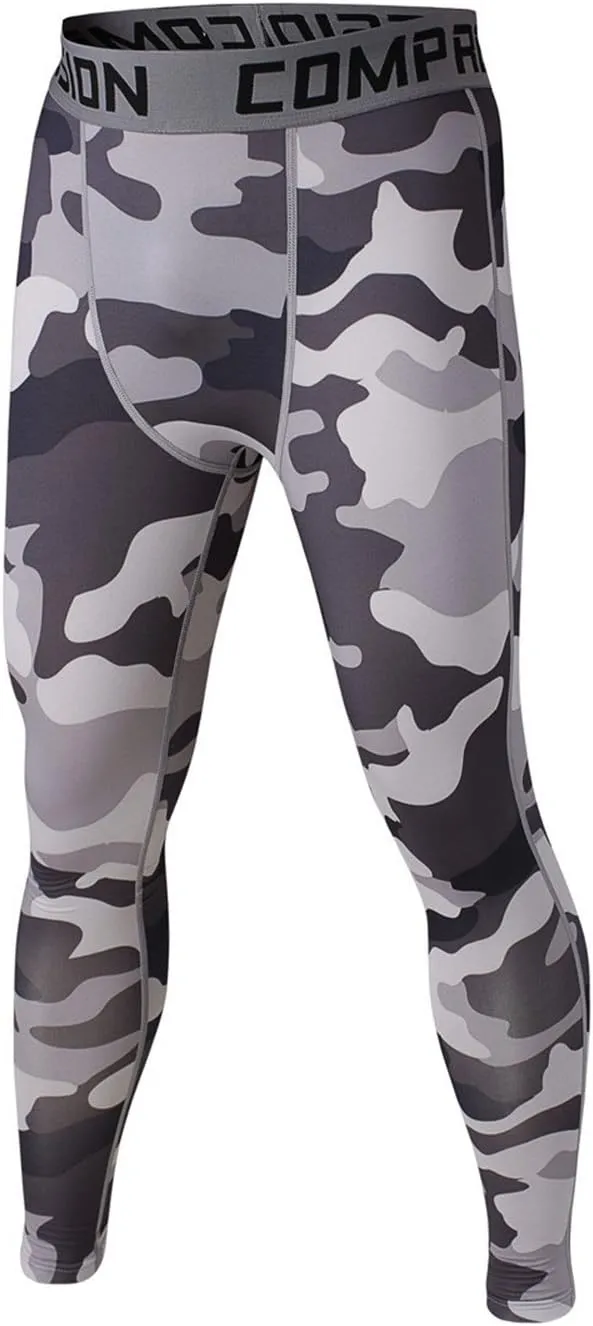 Men's Compression Tights Pants Running Leggings