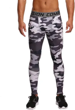 Men's Compression Tights Pants Running Leggings