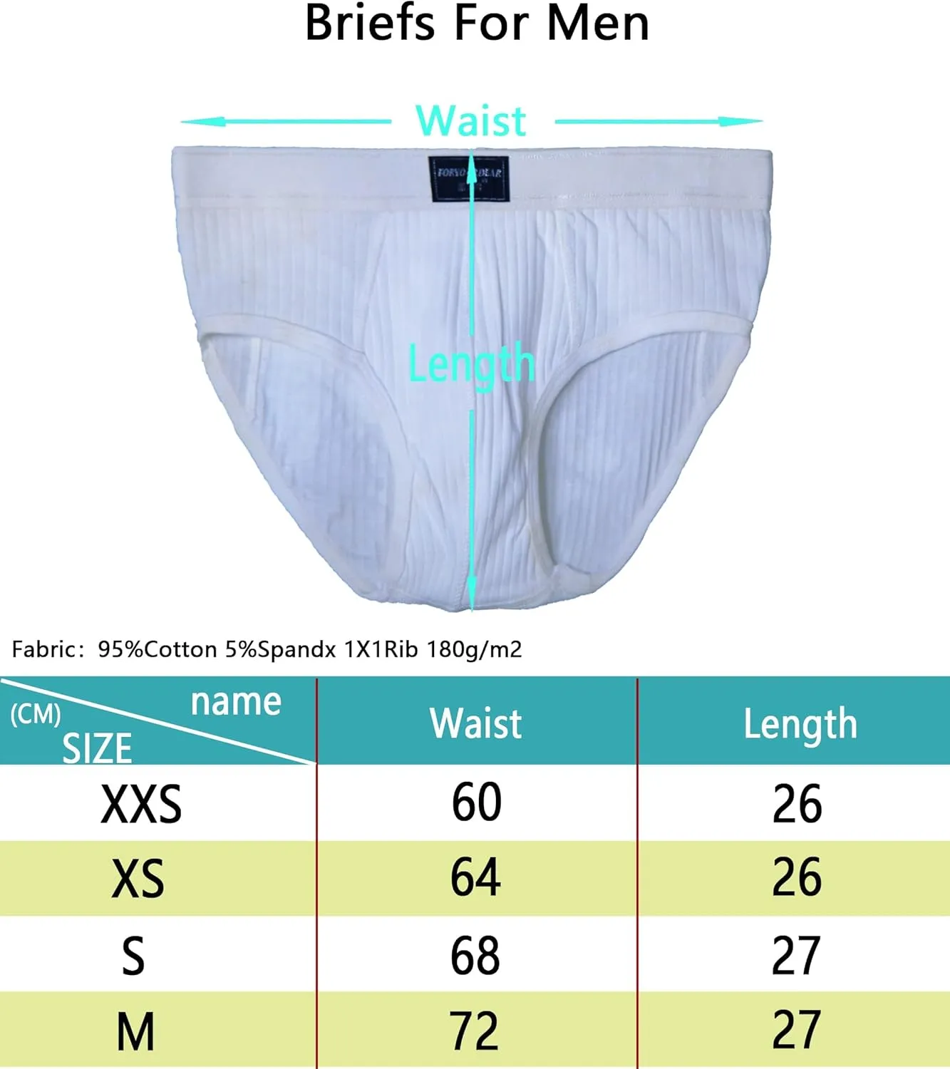 Men's Cotton Breathable Classics 3-Pack Brief, Moisture Wicking, Machine Washable