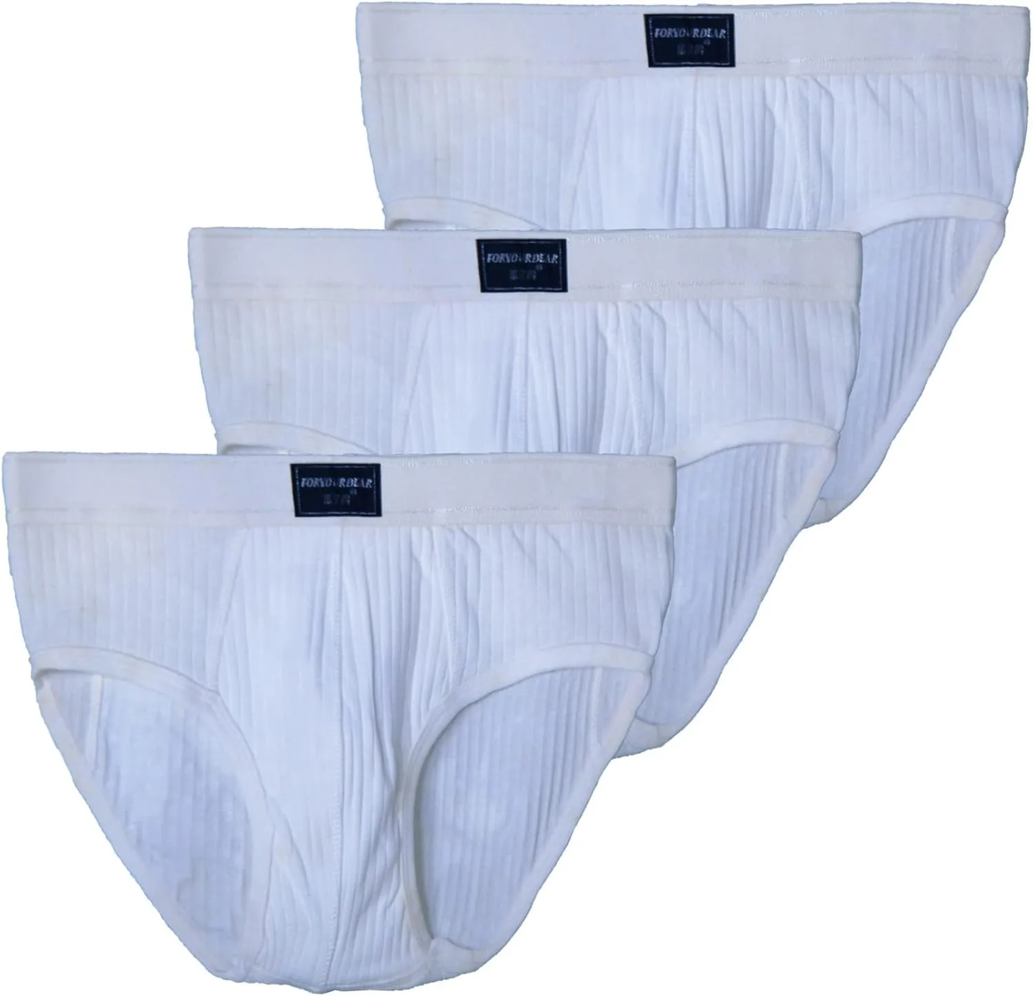 Men's Cotton Breathable Classics 3-Pack Brief, Moisture Wicking, Machine Washable