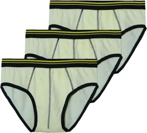 Men's Cotton Breathable Classics 3-Pack Brief, Moisture Wicking, Machine Washable