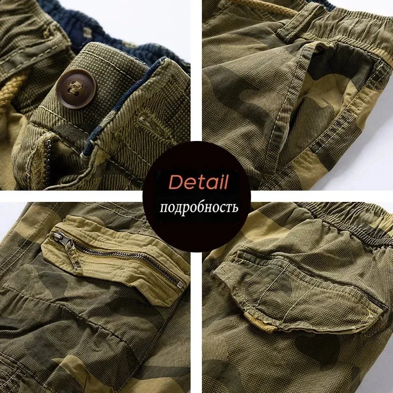 Men's Cotton Cargo Camouflage Shorts – Durable, Stylish & Comfortable Fit