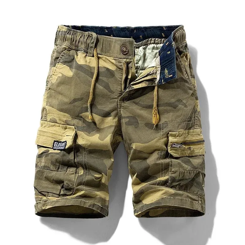 Men's Cotton Cargo Camouflage Shorts – Durable, Stylish & Comfortable Fit