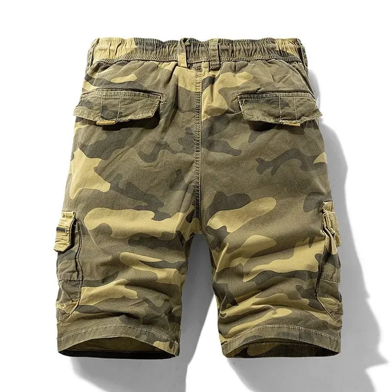 Men's Cotton Cargo Camouflage Shorts – Durable, Stylish & Comfortable Fit