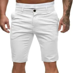 Mens Golf Dress Shorts Lightweight 7" Hiking Shorts Solid Basic Workwear Summer Lightweight Casual Shorts with Pocket