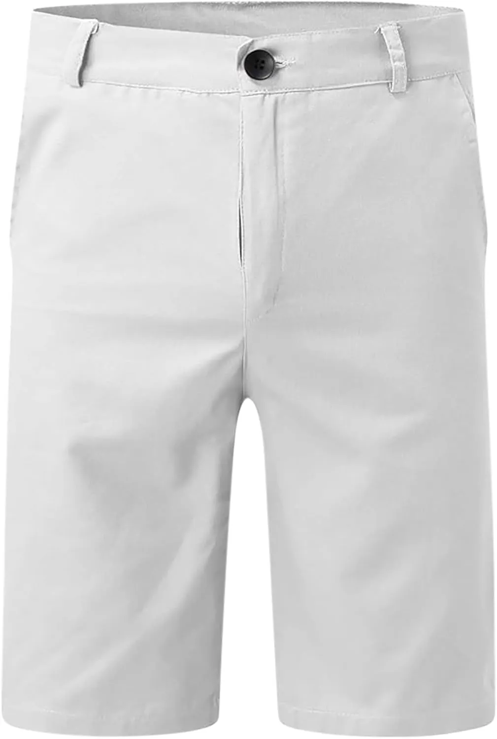 Mens Golf Dress Shorts Lightweight 7" Hiking Shorts Solid Basic Workwear Summer Lightweight Casual Shorts with Pocket