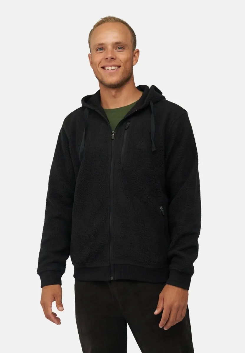 MEN'S HIGH PILE FLEECE HOODED JACKET