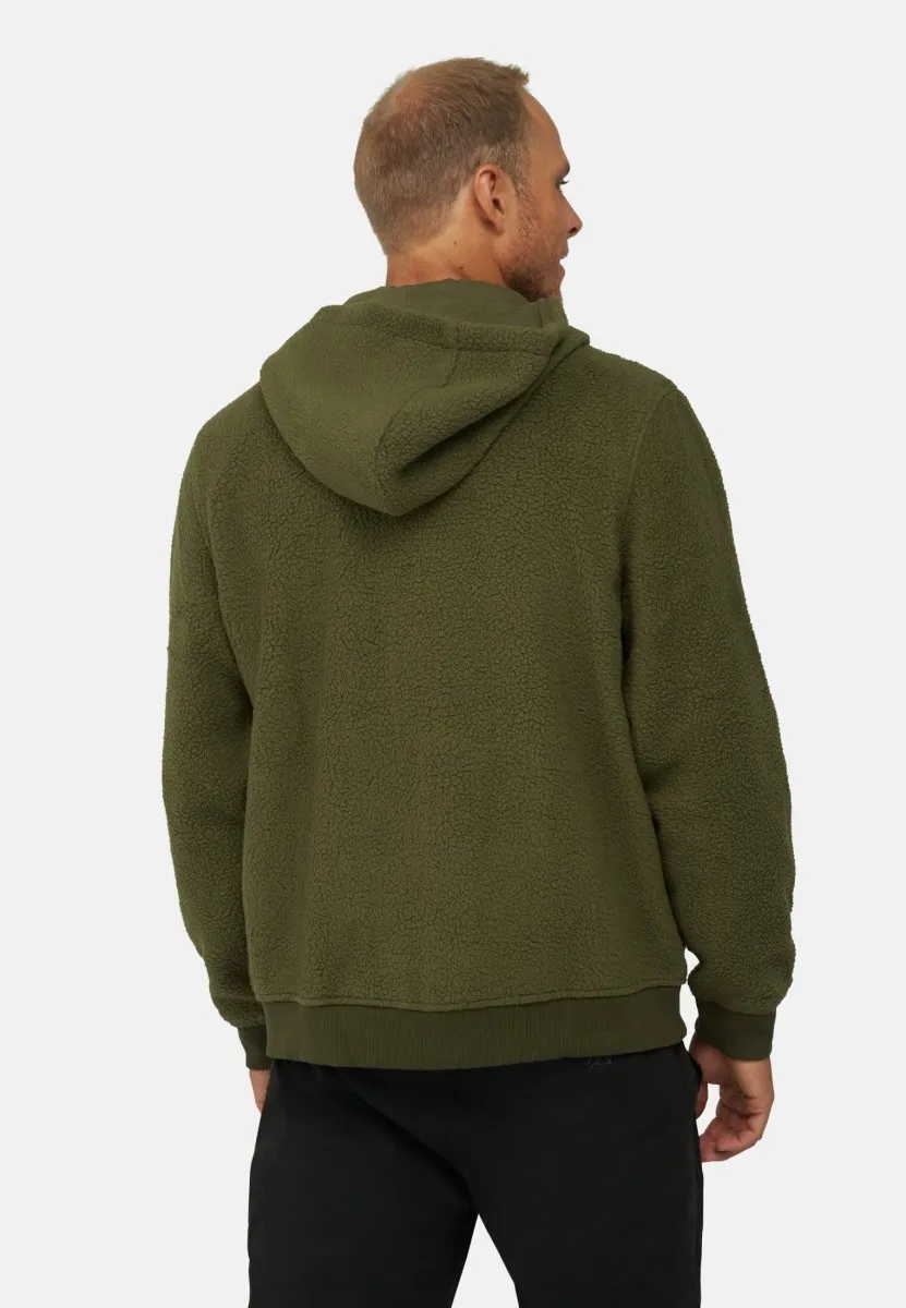MEN'S HIGH PILE FLEECE HOODED JACKET