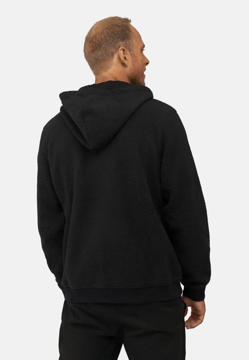MEN'S HIGH PILE FLEECE HOODED JACKET