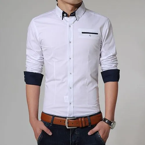Men's High Quality Slim Fit Casual Shirt