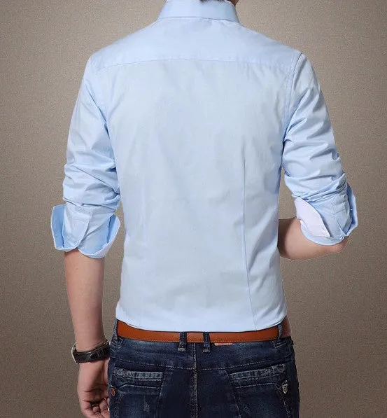 Men's High Quality Slim Fit Casual Shirt