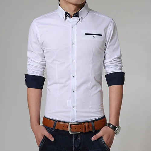Men's High Quality Slim Fit Casual Shirt