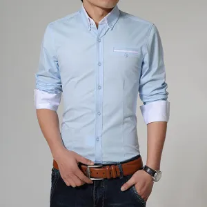 Men's High Quality Slim Fit Casual Shirt