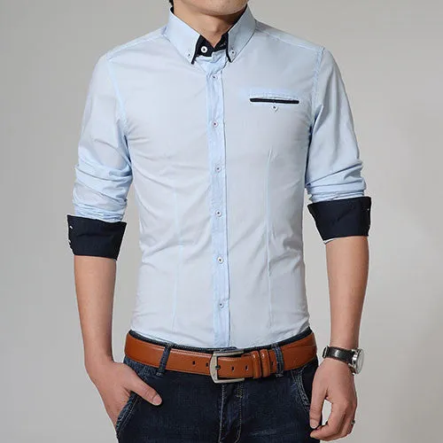 Men's High Quality Slim Fit Casual Shirt