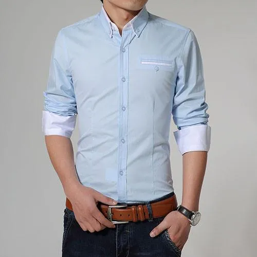 Men's High Quality Slim Fit Casual Shirt