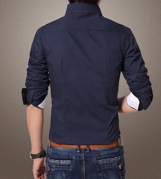 Men's High Quality Slim Fit Casual Shirt
