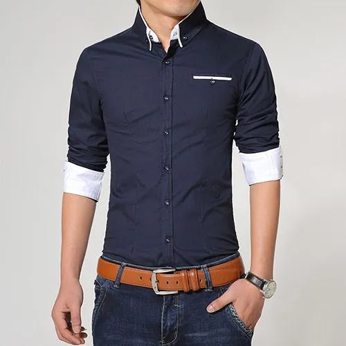 Men's High Quality Slim Fit Casual Shirt
