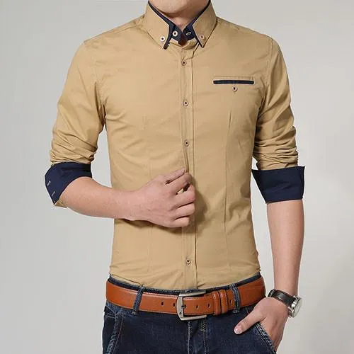 Men's High Quality Slim Fit Casual Shirt