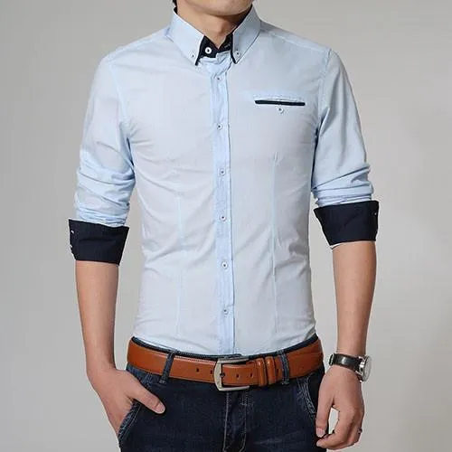 Men's High Quality Slim Fit Casual Shirt