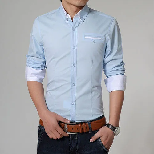 Men's High Quality Slim Fit Casual Shirt
