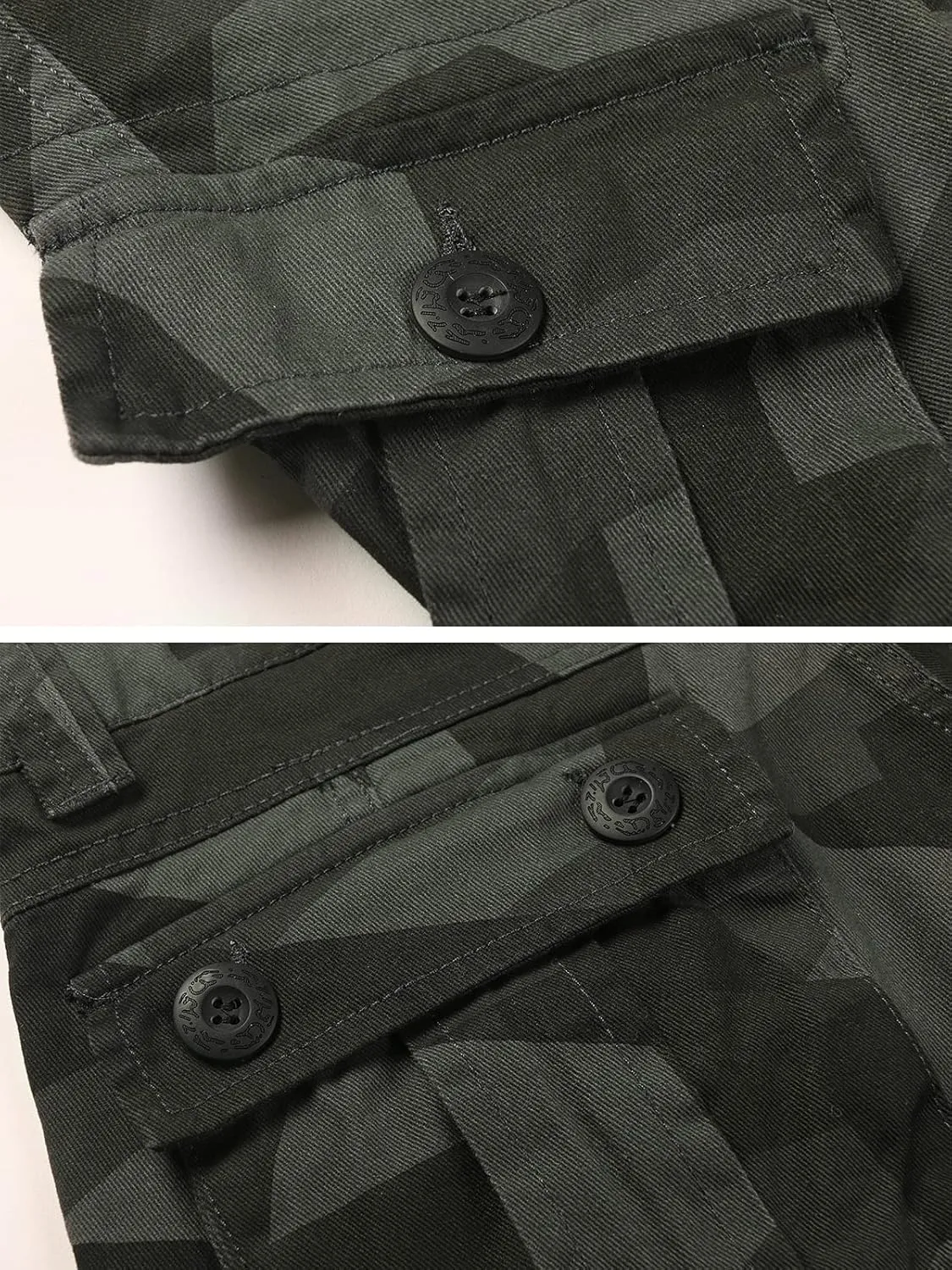 Men's Hiking Cargo Work Pants with 8 Pockets for Casual Army Combat Tactical