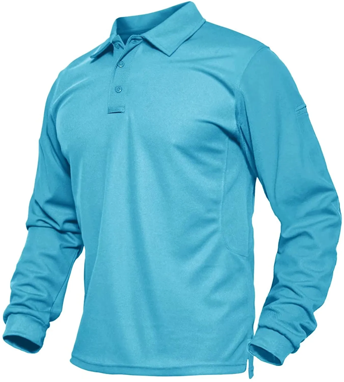 Men's Jersey Golf Polo Shirts Outdoor Pique Performance