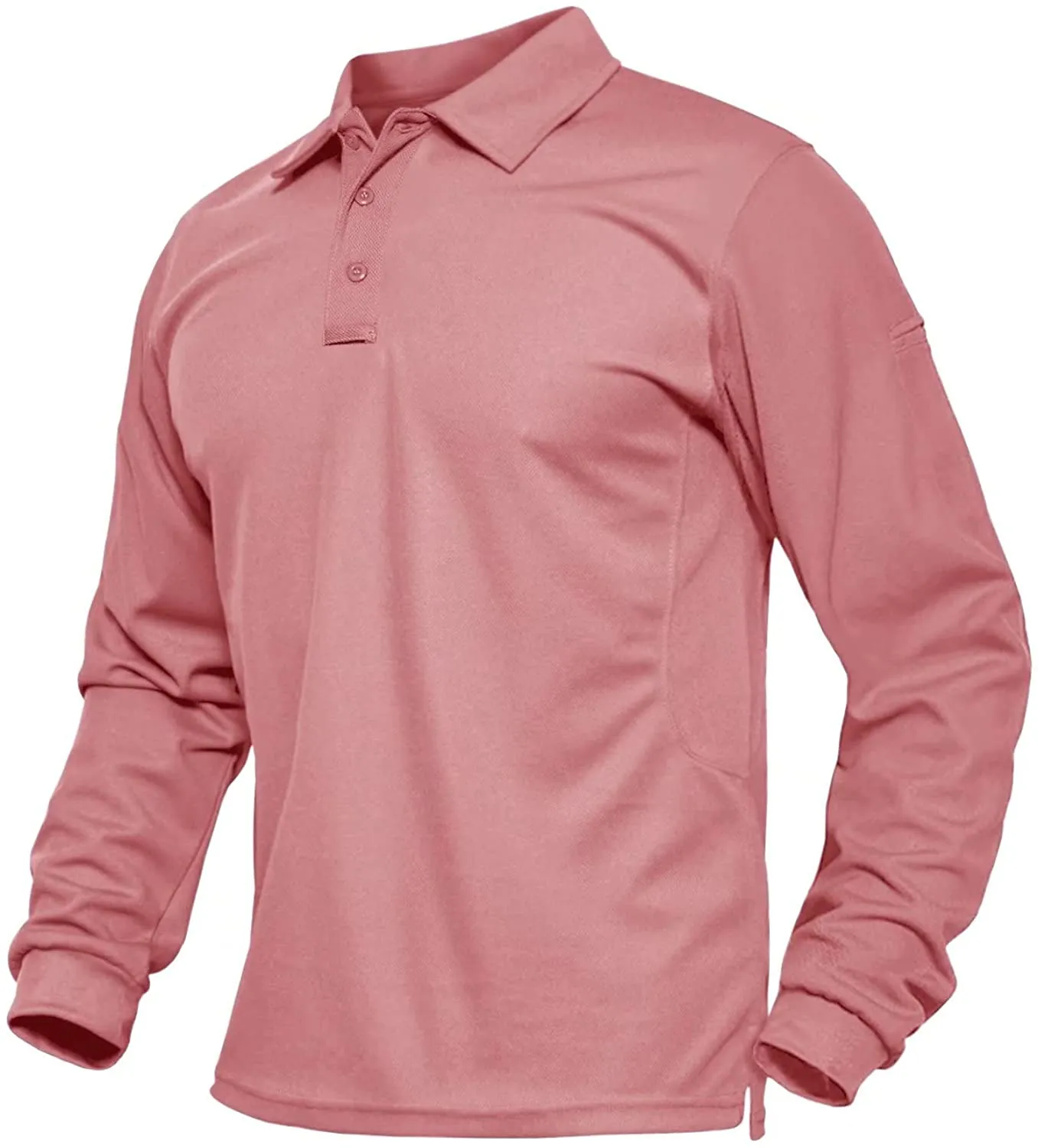 Men's Jersey Golf Polo Shirts Outdoor Pique Performance