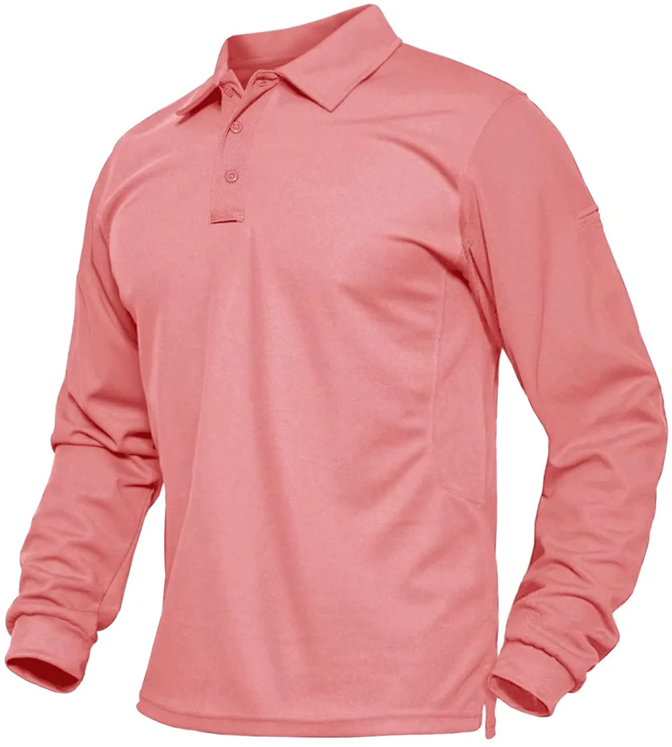 Men's Jersey Golf Polo Shirts Outdoor Pique Performance