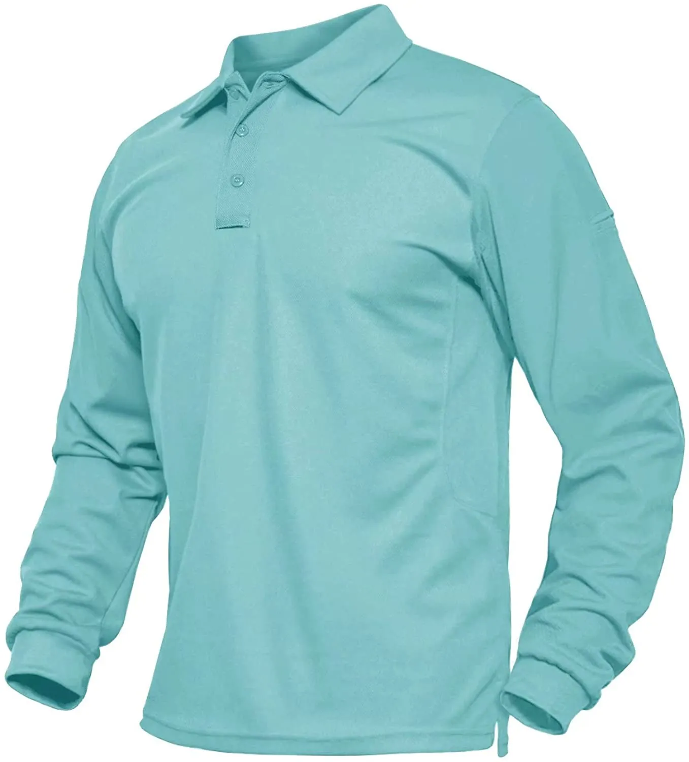 Men's Jersey Golf Polo Shirts Outdoor Pique Performance