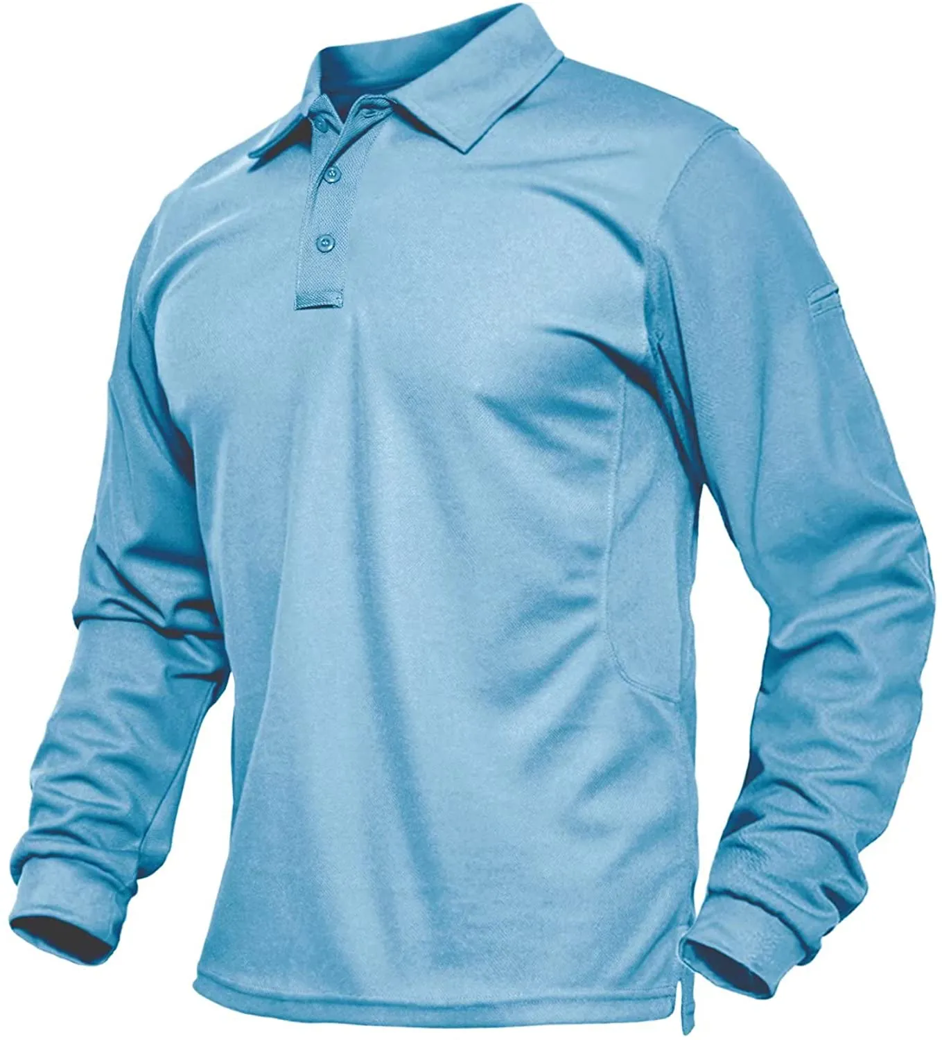 Men's Jersey Golf Polo Shirts Outdoor Pique Performance