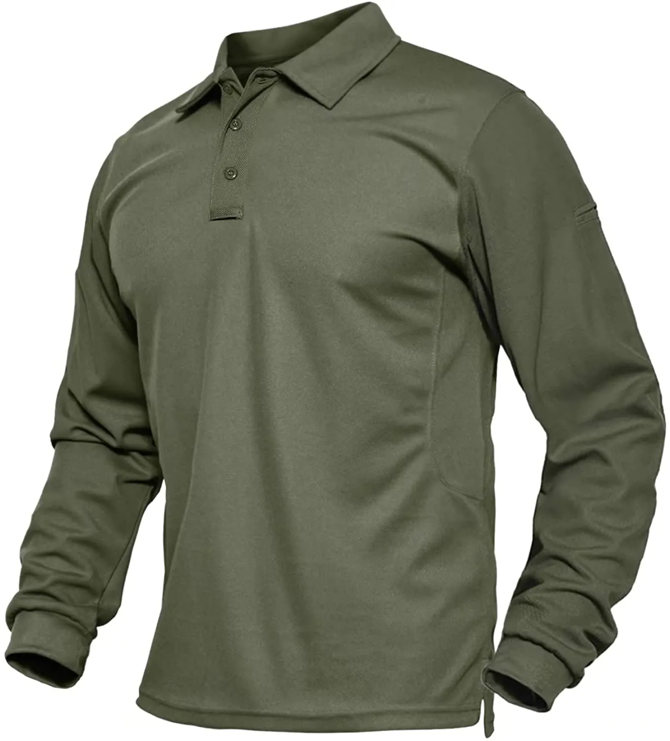 Men's Jersey Golf Polo Shirts Outdoor Pique Performance