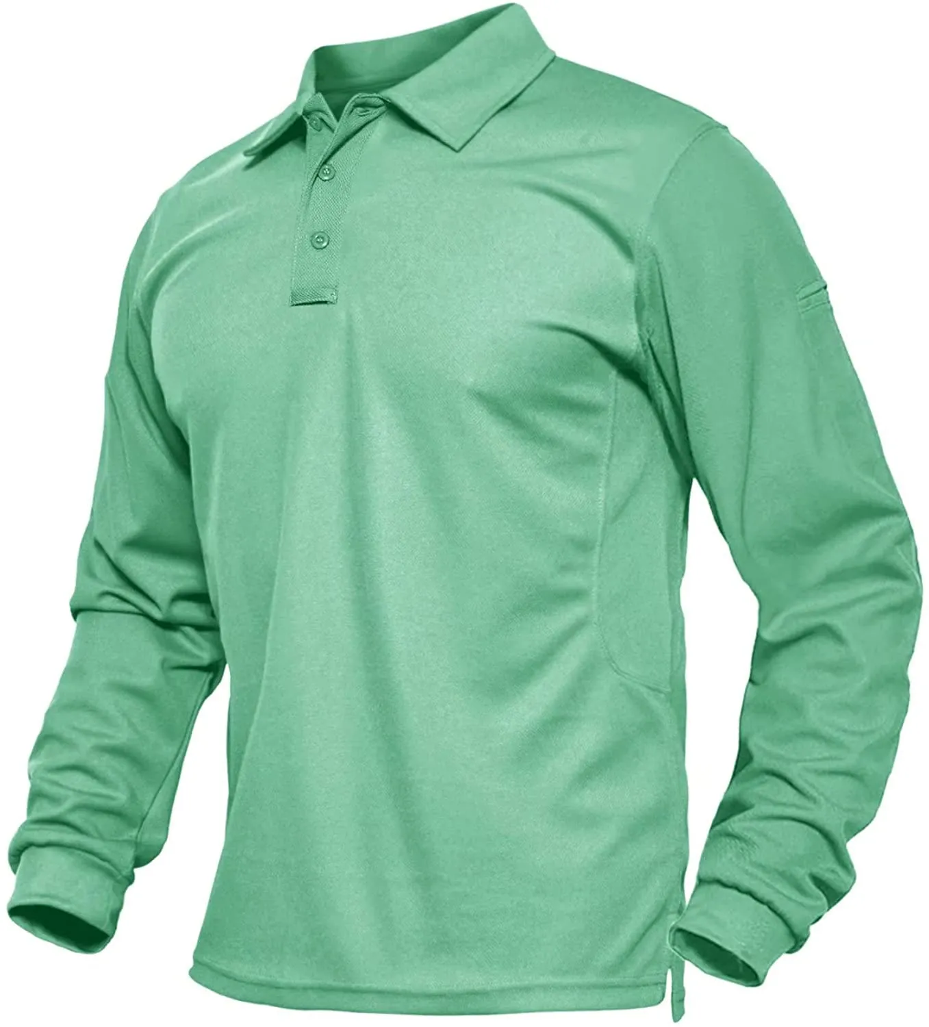 Men's Jersey Golf Polo Shirts Outdoor Pique Performance