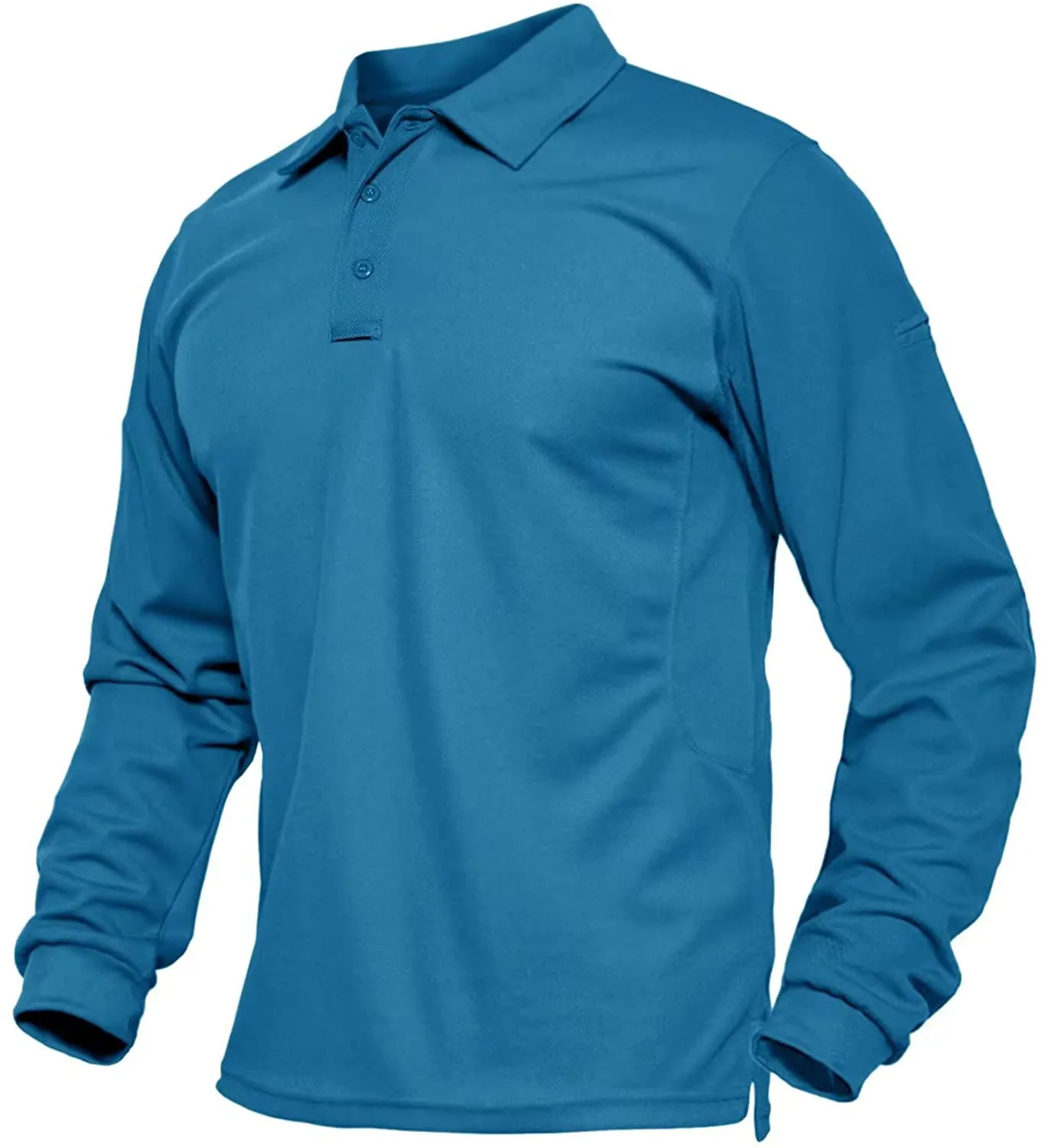 Men's Jersey Golf Polo Shirts Outdoor Pique Performance