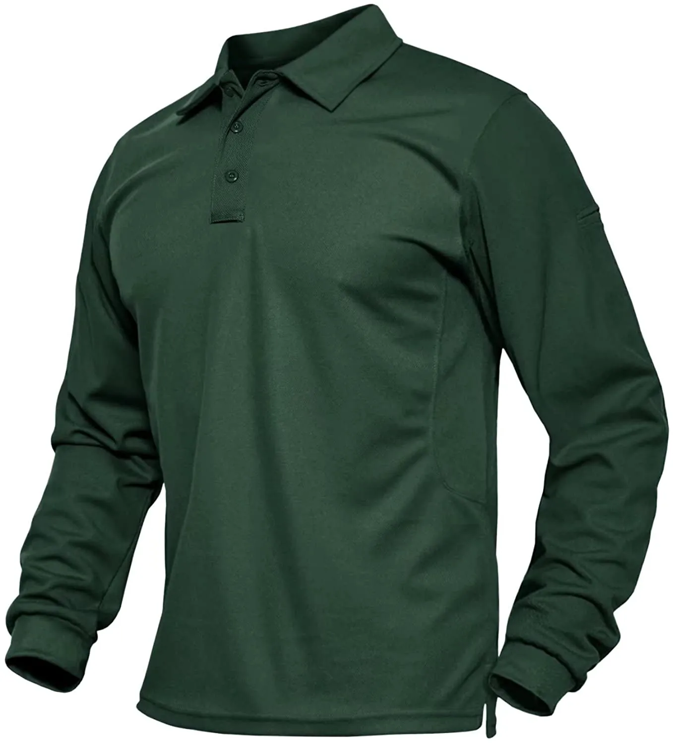 Men's Jersey Golf Polo Shirts Outdoor Pique Performance