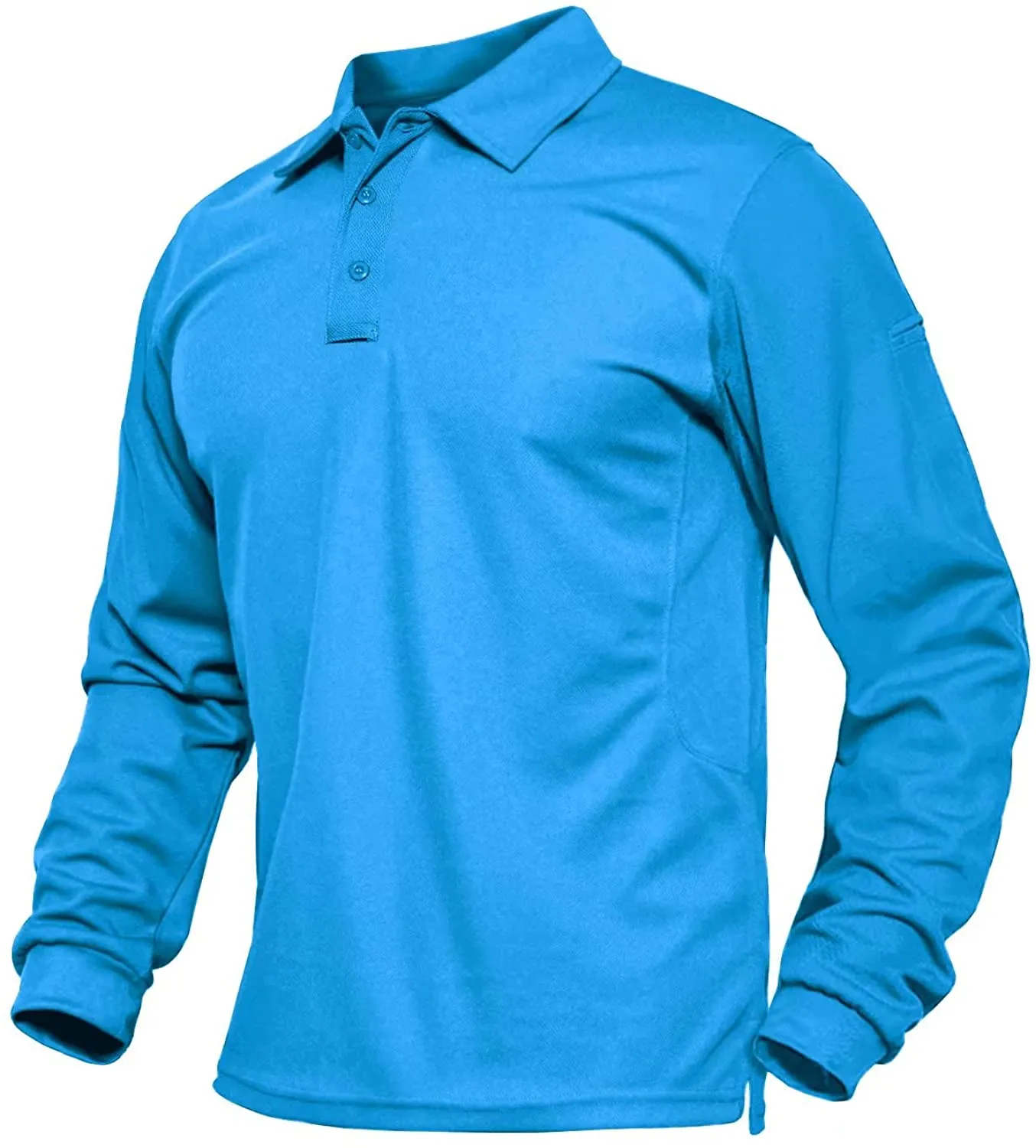 Men's Jersey Golf Polo Shirts Outdoor Pique Performance