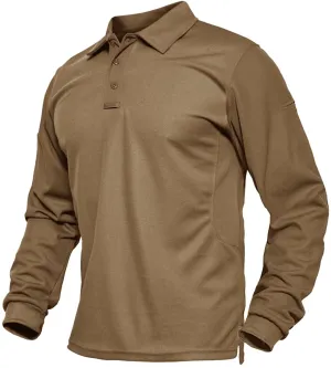 Men's Jersey Golf Polo Shirts Outdoor Pique Performance