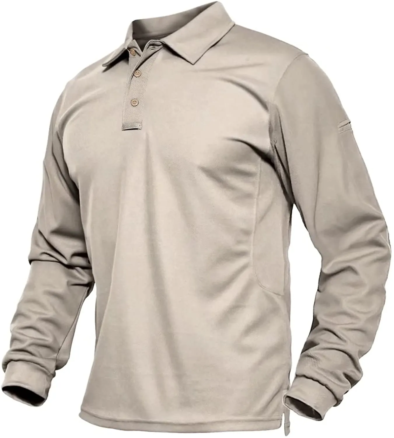 Men's Jersey Golf Polo Shirts Outdoor Pique Performance