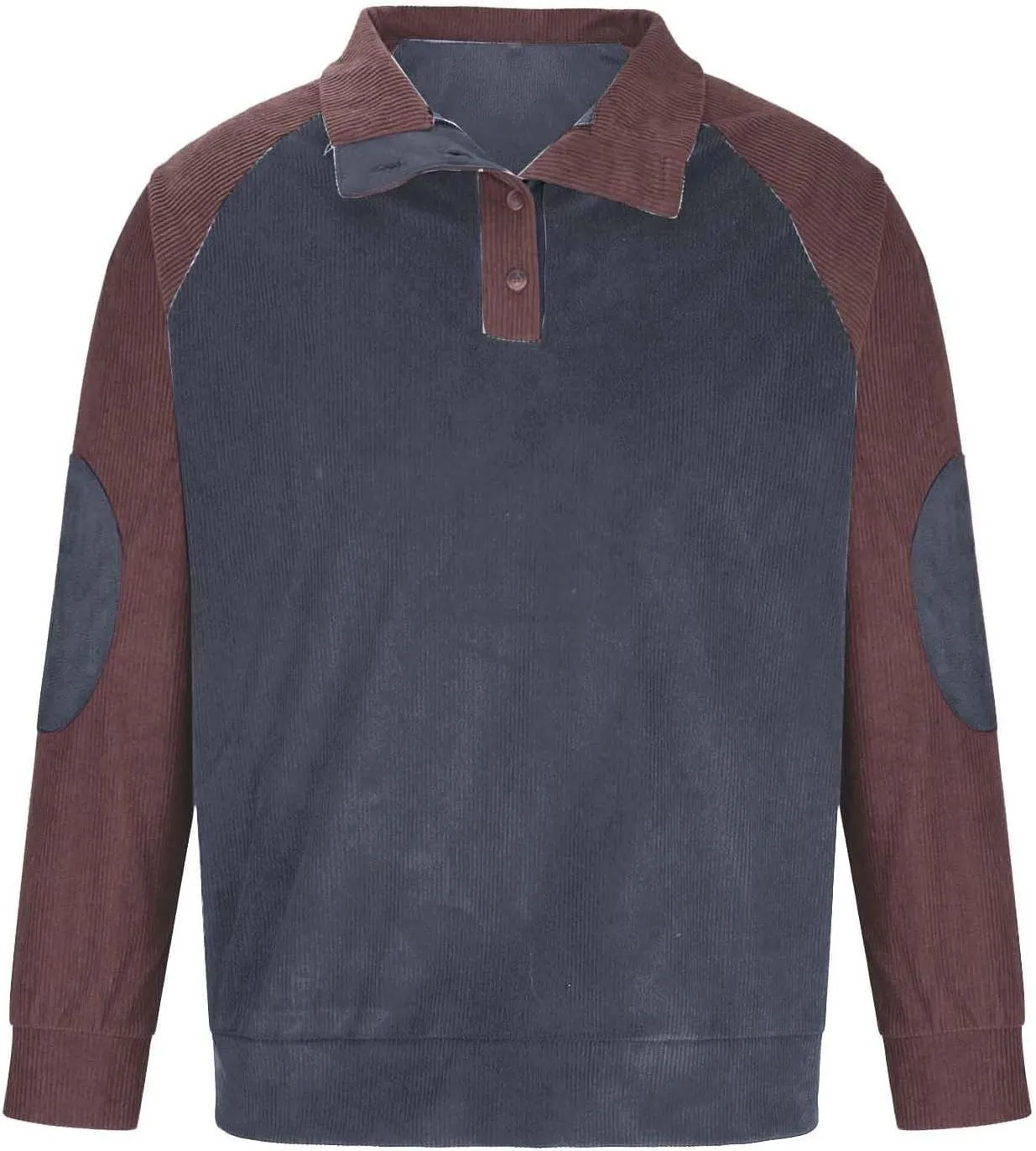 Men's Jumpers 1/4 Button Down Winter Warm Knit Polo Neck Pullover Tops Long Sleeve Soft Cozy Solid Knitwear Sweaters