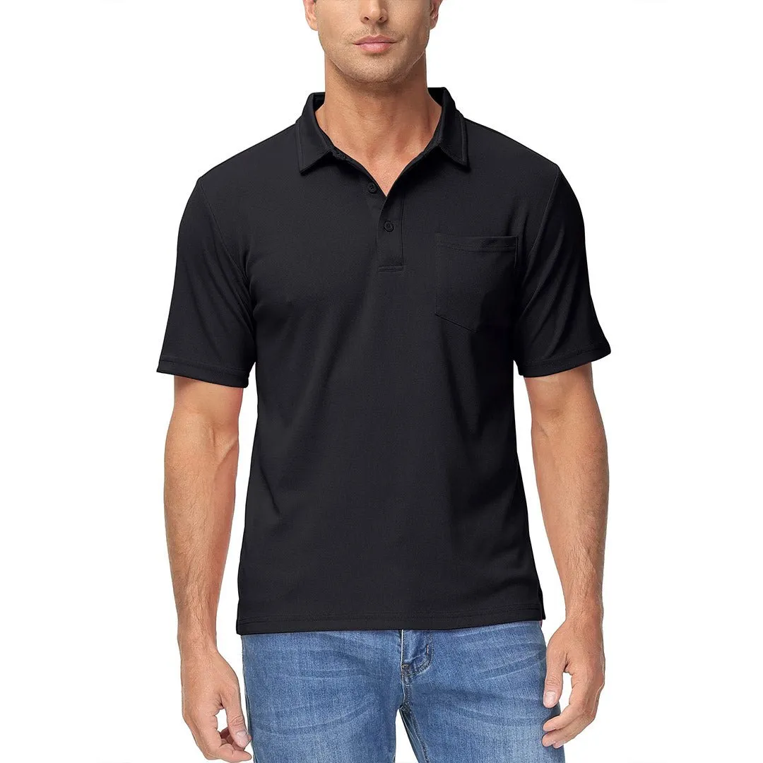 Men's Lightweight Hiking Fishing Polo Shirts