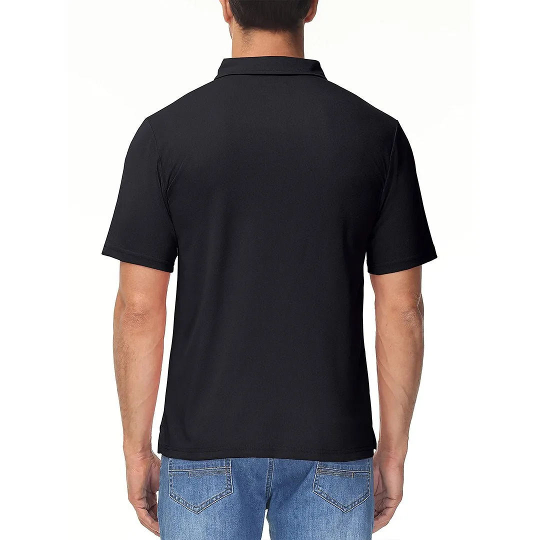 Men's Lightweight Hiking Fishing Polo Shirts