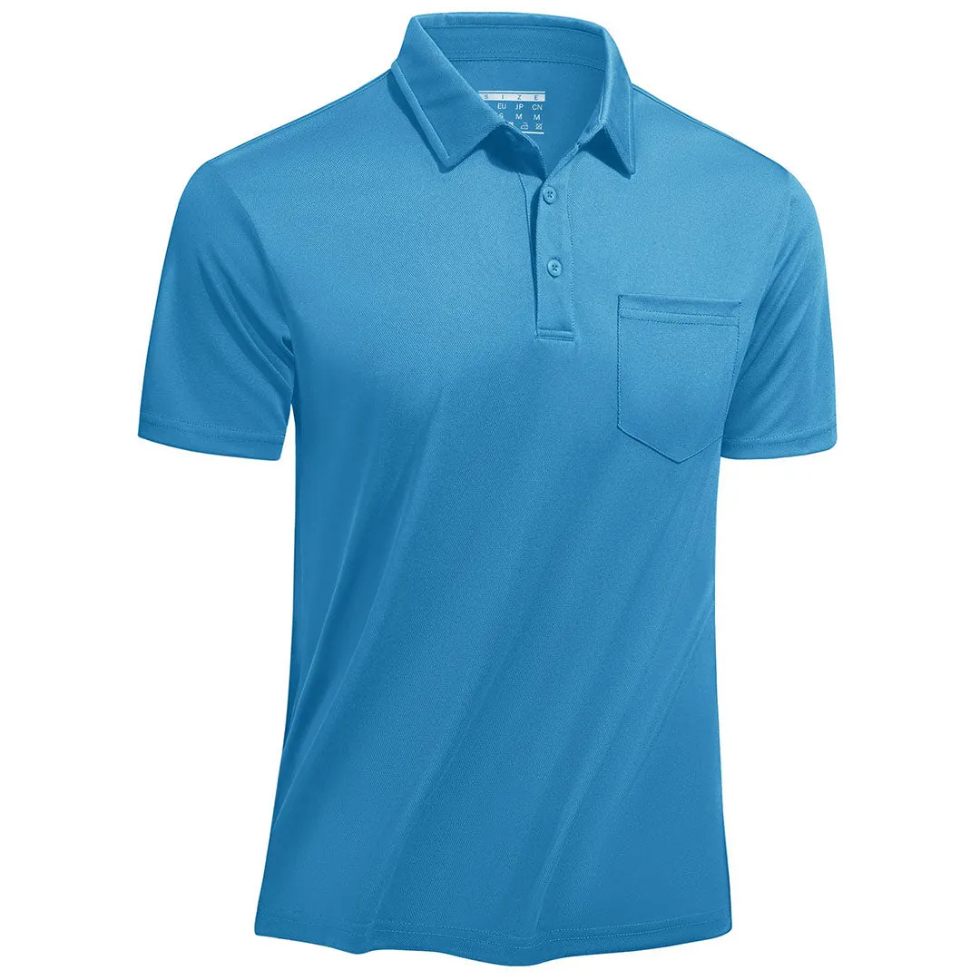 Men's Lightweight Hiking Fishing Polo Shirts