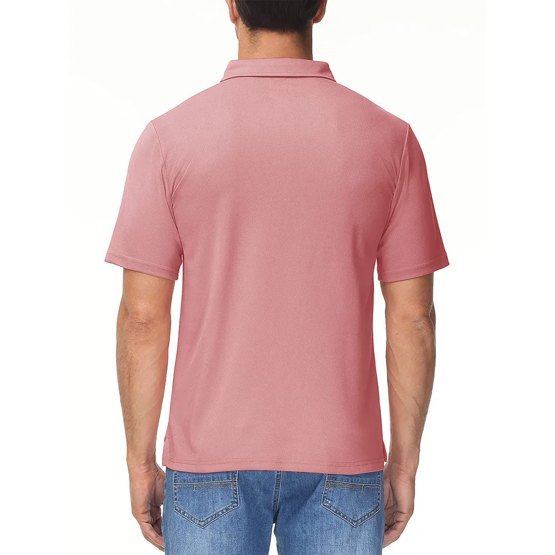 Men's Lightweight Hiking Fishing Polo Shirts