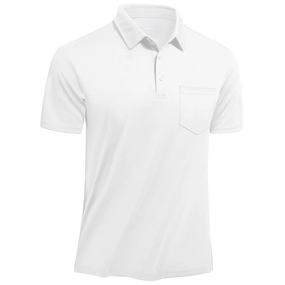 Men's Lightweight Hiking Fishing Polo Shirts